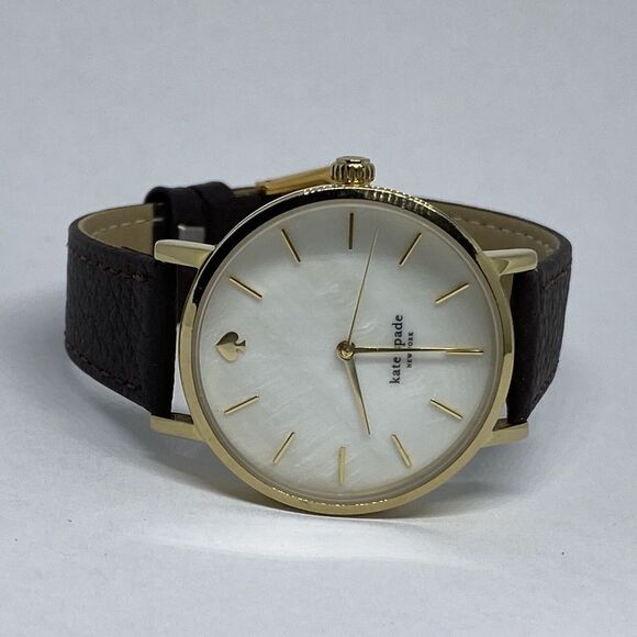 Kate Spade New York Metro 0073 Women Brown Leather Analog Dial Wrist Watch VK126 - Picture 7 of 12